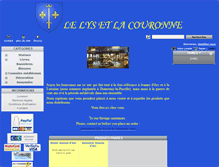 Tablet Screenshot of le-lys-et-la-couronne.com